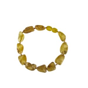 Ham Yetişkin Sarı Kehribar Bileklik