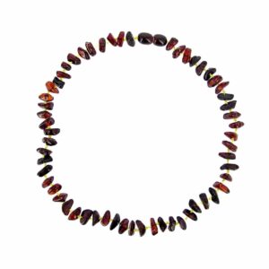 Bebek Cips Vişne Kehribar Kolye