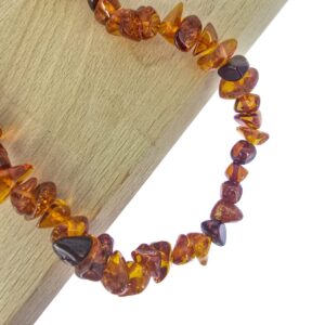 5 MM Kırık Kahve Dizi Kehribar