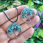 Ağaç Turkuaz Taşı Kolye