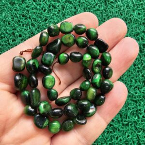 Amorf Yeşil Kaplan Gözü Taşı 8 MM
