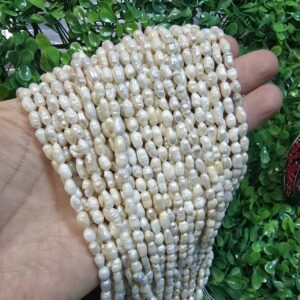 Arpa Şekilli Doğal Barok İnci 4x6 MM