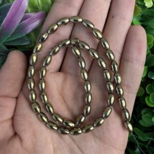 Arpa Soft Gold Hematit Taşı 5x8 MM