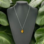 Çiçek Kaplan Gözü Taşı Kolye