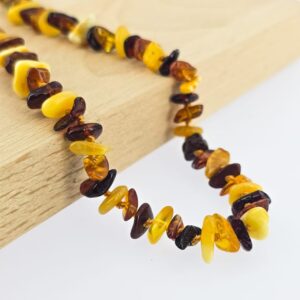 Cips Mix Bebek Kehribar Kolye