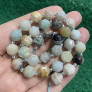 Çokgen Amazonit Taşı 10 MM