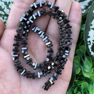 Çubuk Füme Hematit Taşı 3x6 MM