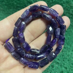 Dikdörtgen Ametist Taşı 8 MM