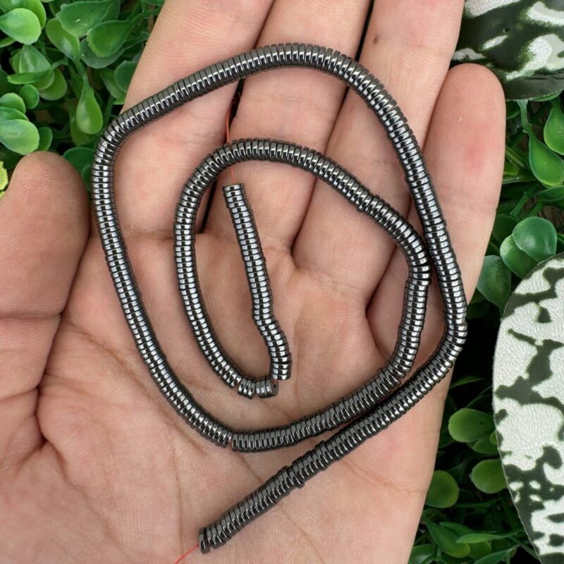 Disk Füme Hematit Taşı 4x1 MM Disk Füme Hematit Taşı 4x1 MM