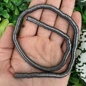 Disk Füme Hematit Taşı 6x1 MM