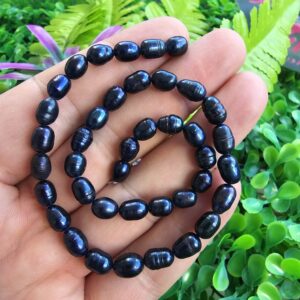 Doğal Siyah Şekilsiz İnci 6 MM