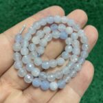 Faset Küre Akuamarin Renkli Kuvars Taşı 6 MM