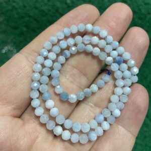 Faset Küre Akuamarin Taşı 4 MM
