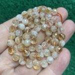 Faset Küre Sitrin Taşı 6 MM