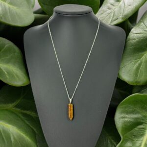 Kalem Kaplan Gözü Taşı Kolye