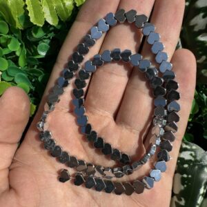 Kalp Gümüş Hematit Taşı 6 MM