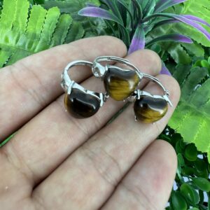 Kalp Yüzük Kaplan Gözü Taşı 2.5-3 CM