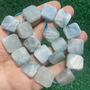 Kare Akuamarin Taşı 18 MM