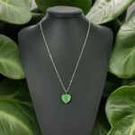 Küçük Kalp Aventurin Taşı Kolye