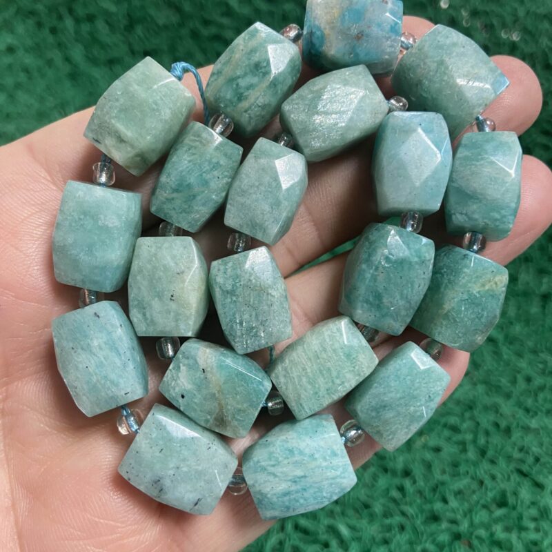 Küp Amazonit Taşı 12 MM Adet