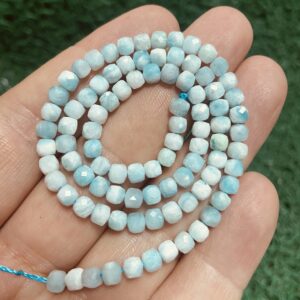 Küp Larimar Taşı 4 MM