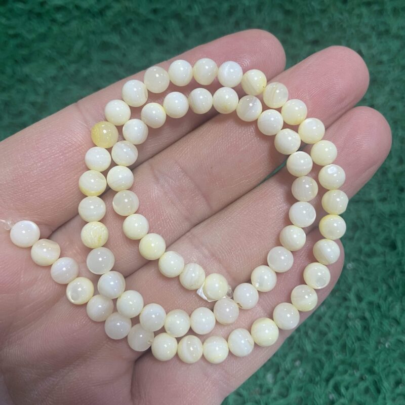 Küre Krem Sedef Taşı 6 MM