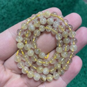 Küre Rutil Kuvars Taşı 6 MM