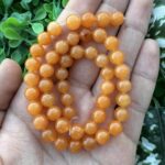 Küre Turuncu Karnelyan Akik Taşı 8 MM