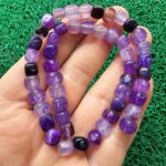 Mor Küp Akik Taşı 7 MM