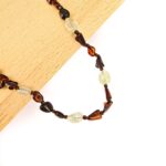 Opal Tasli Sekilsiz Yetiskin Kehribar Kolye 2