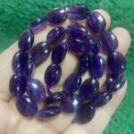Oval Ametist Taşı 10 MM