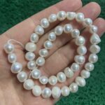 Oval Doğal İnci 9 MM