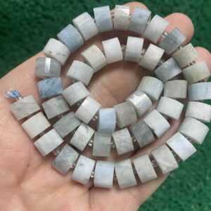 Silindir Akuamarin Taşı 10 MM