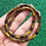 Silindir Kahve Kaplan Gözü Taşı 6 MM