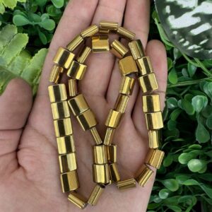 Tablet Gold Hematit Taşı 10x10 MM