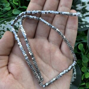 Vida Gümüş Hematit Taşı 4x2 MM