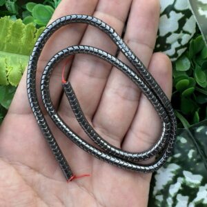 Yılan Füme Hematit Taşı 4x2 MM