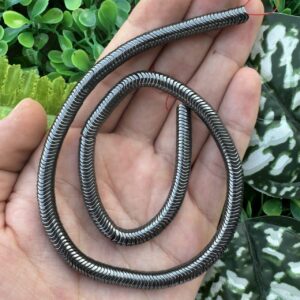 Yılan Füme Hematit Taşı 6x1 MM