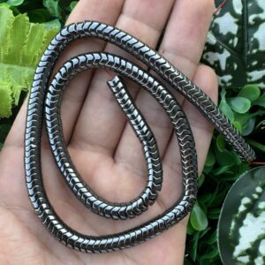 Yılan Füme Hematit Taşı 6x2 MM