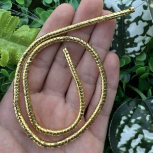 Yılan Parlak Gold Hematit Taşı 4x2 MM