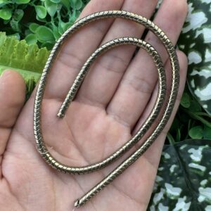 Yılan Soft Gold Hematit Taşı 4x2 MM