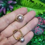 Premium Küre Doğal İnci Yüzük