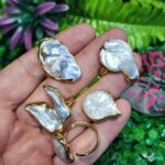 Şekilsiz Sakız Doğal İnci Yüzük