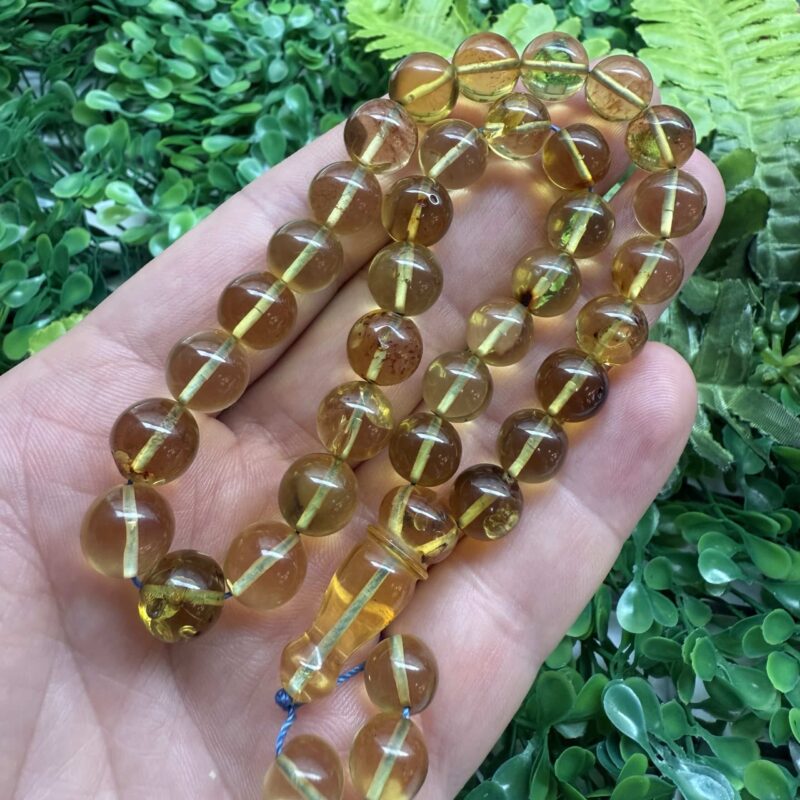 10 Mm Orijinal Kure Kaliningrad Kehribar Tesbih 2