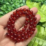 8 Mm Kure Kahve Kehribar Benzetmesi Sikma Boncuk