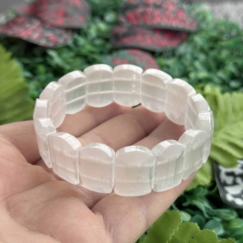 Aaa Bileklik Beyaz Selenit Tasi 2