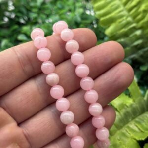 AAA Küre Pembe Kuvars Taşı 8 MM