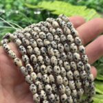 Arpa Dalmacya Jasper Tasi 6x9 Mm Arpa Dalmacya Jasper Tasi 6x9 Mm