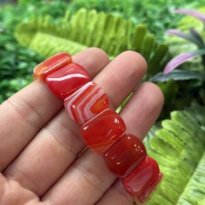 Ateş Akik Taşı Bileklik