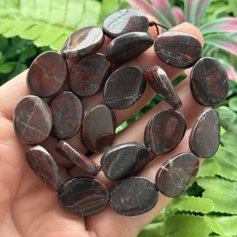 Burma Oval Brecciated Jasper Tasi 15x20 Mm